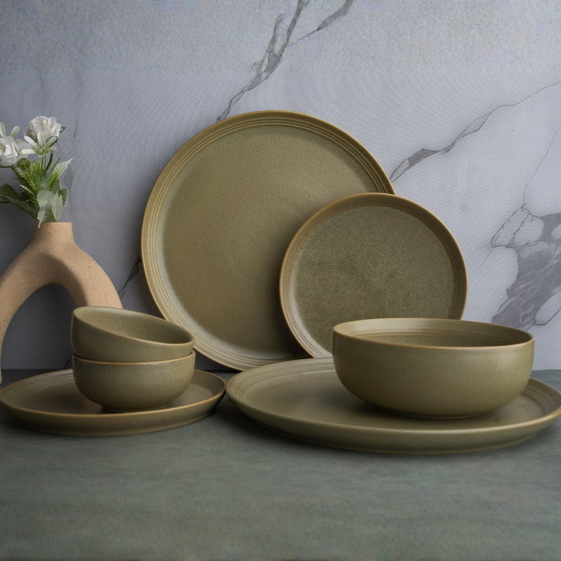 Umber Dinner set of 7