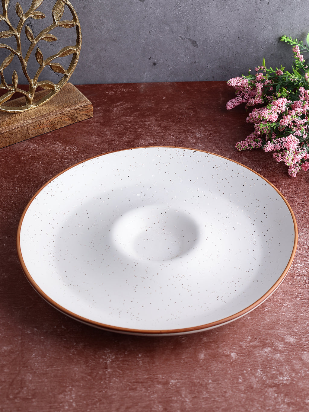Luna Crater Platter
