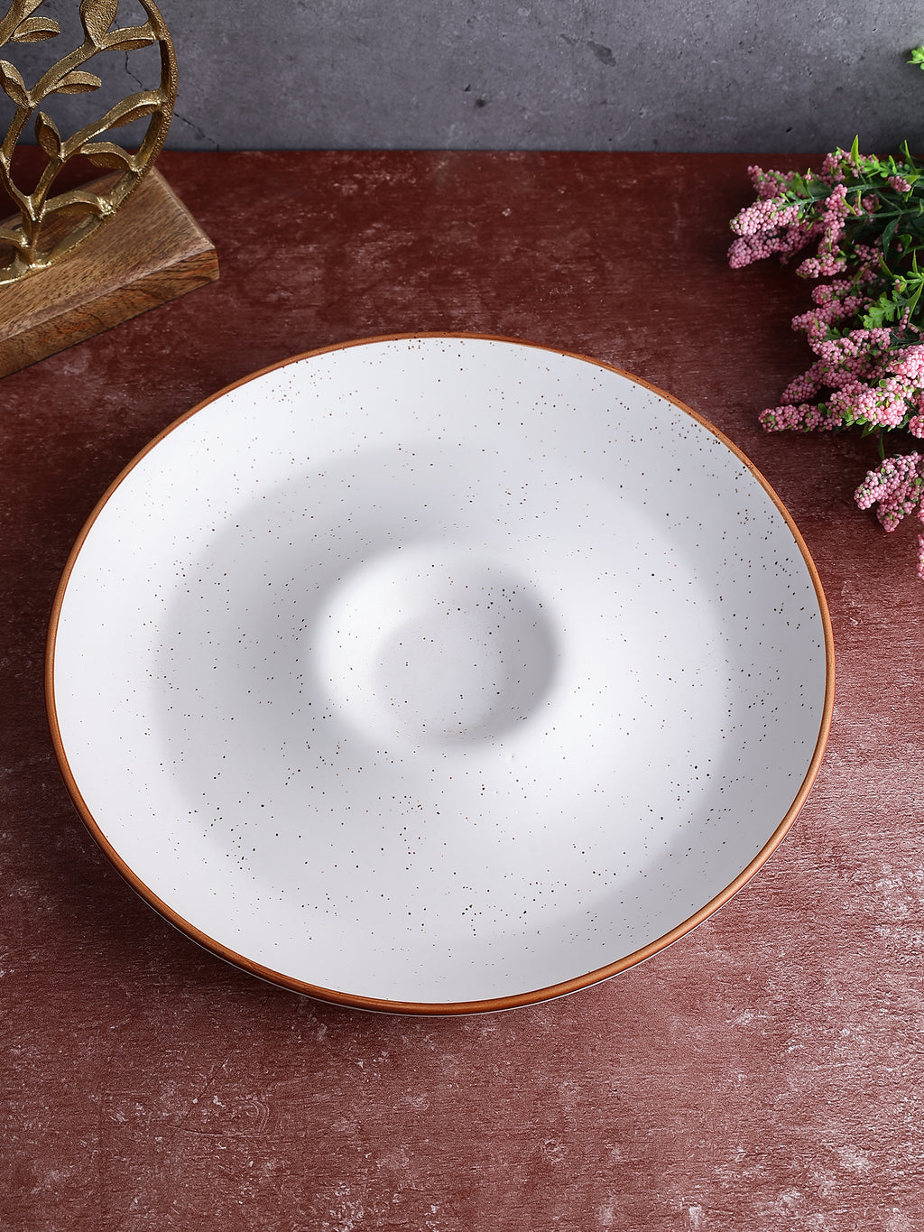 Luna Crater Platter