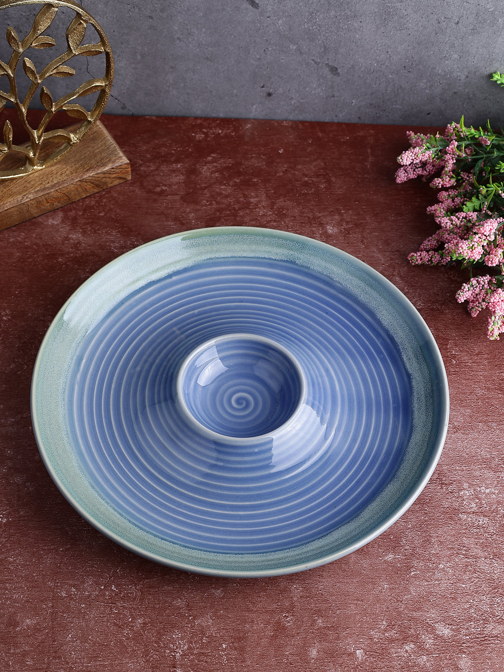Luna Crater Platter