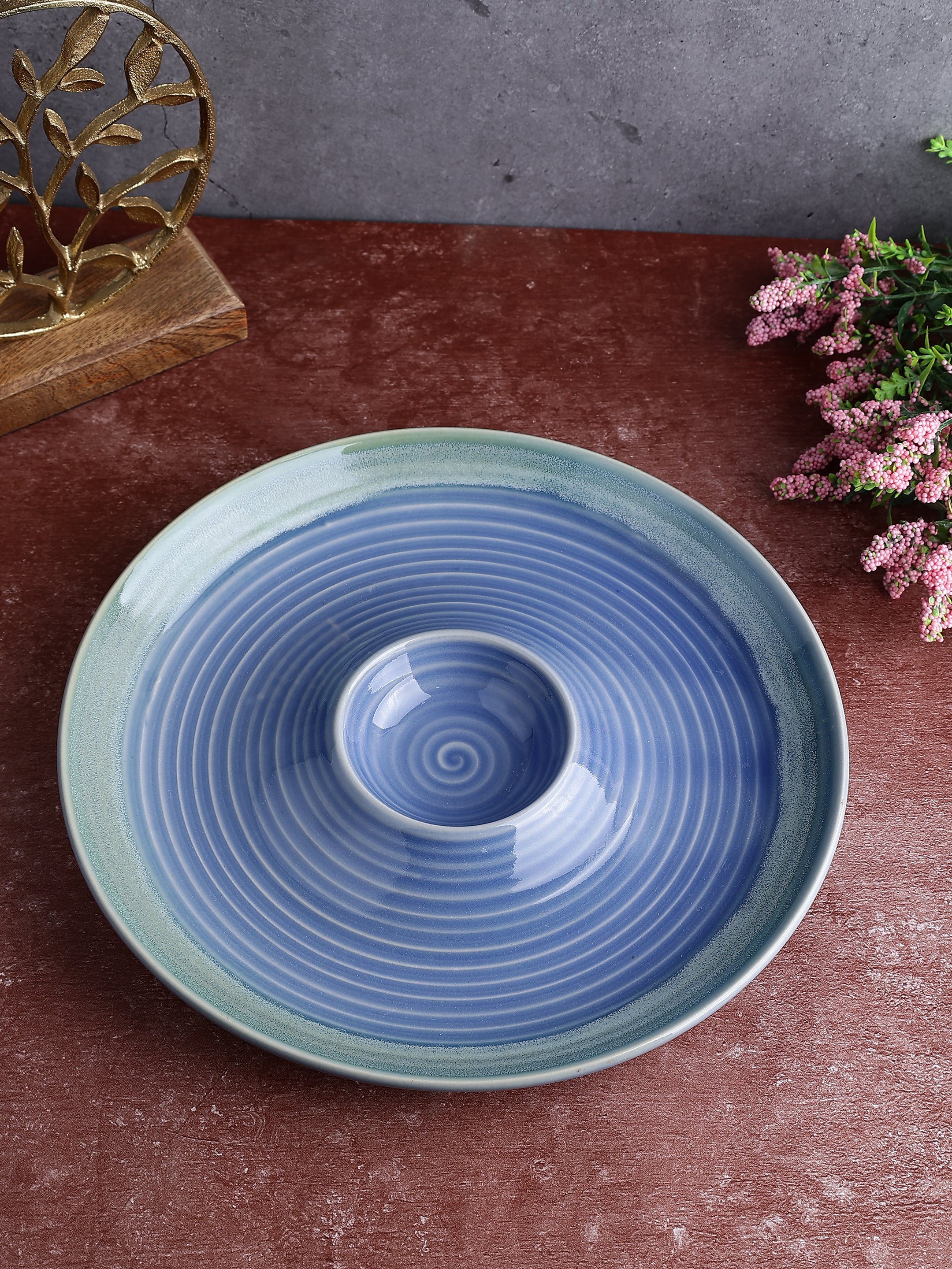 Luna Crater Platter