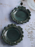 Blue Blossom Snack Plates