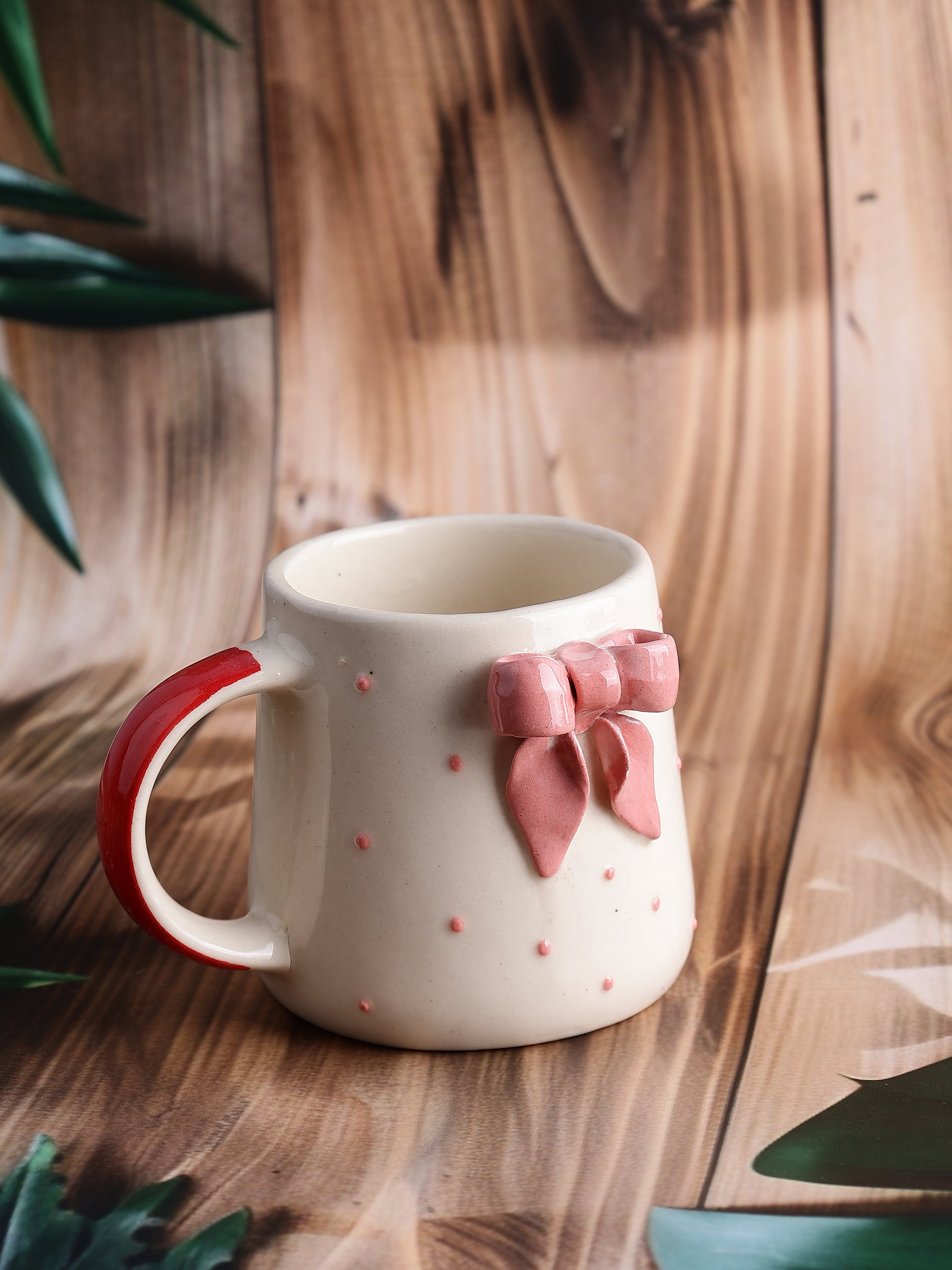 Blush Bow Mugs