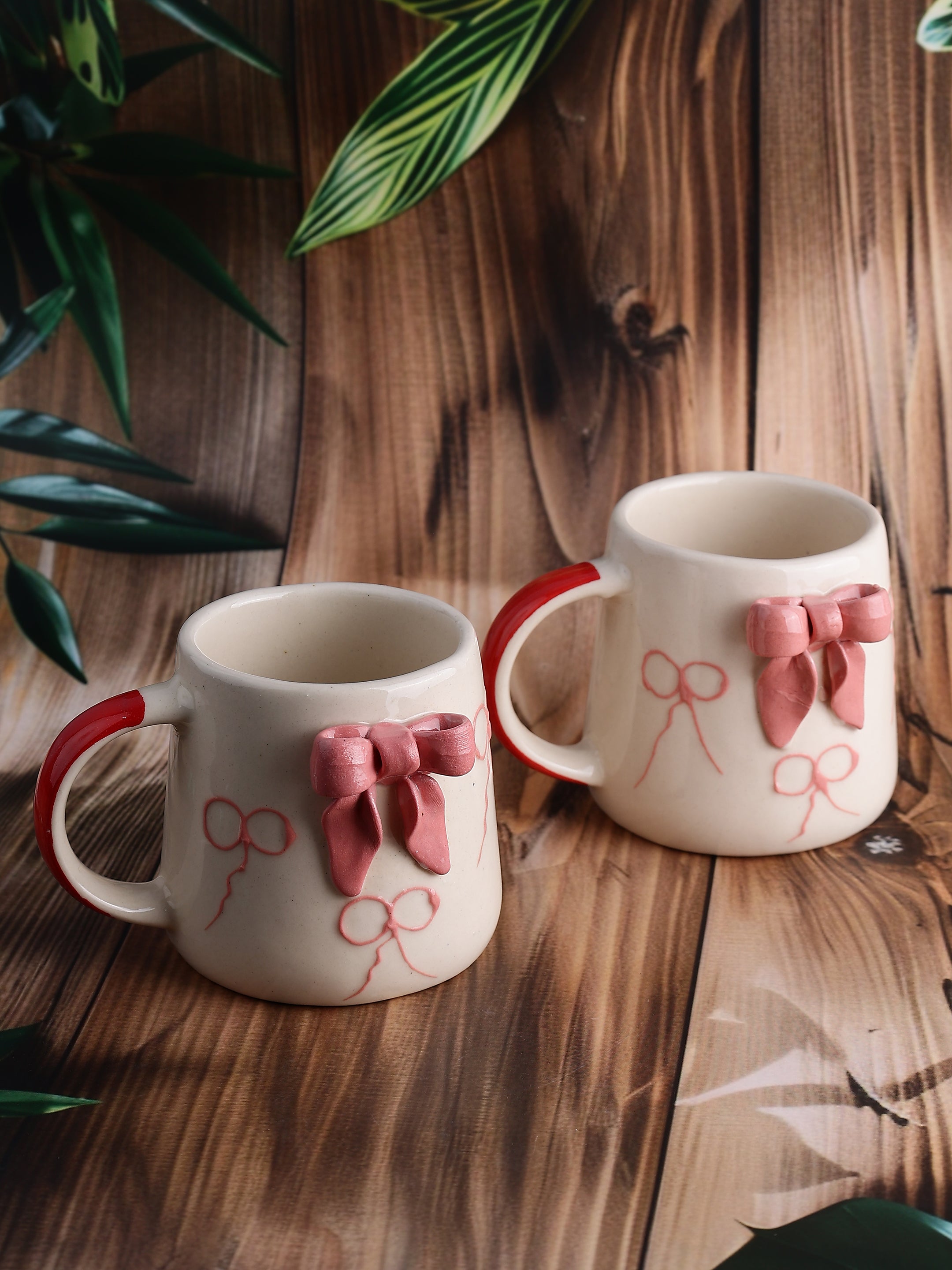 Rosy Bow Mugs