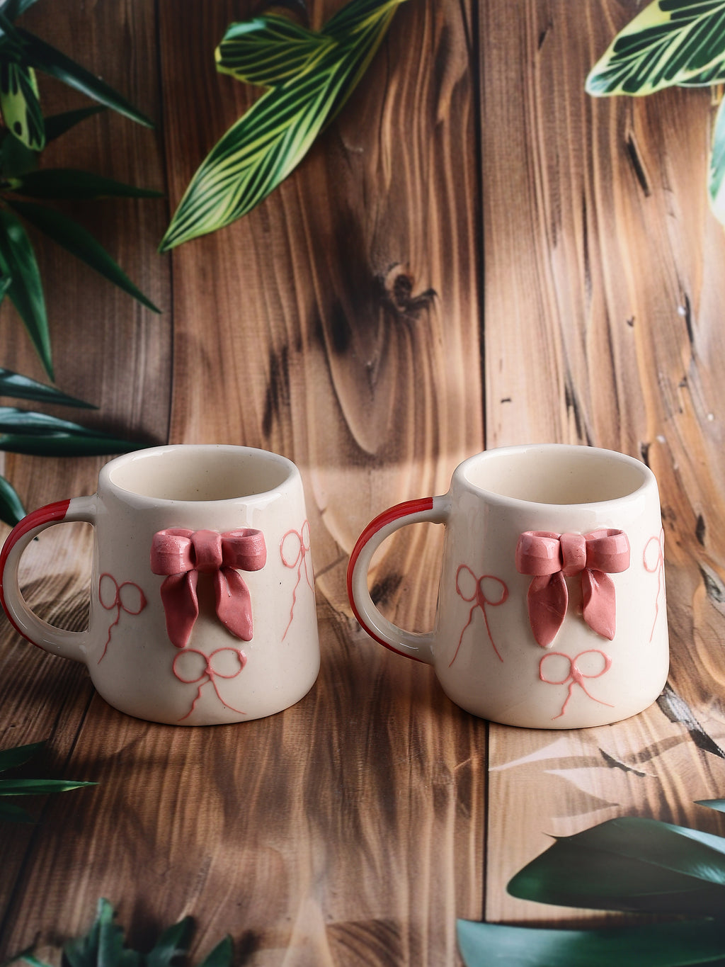 Rosy Bow Mugs