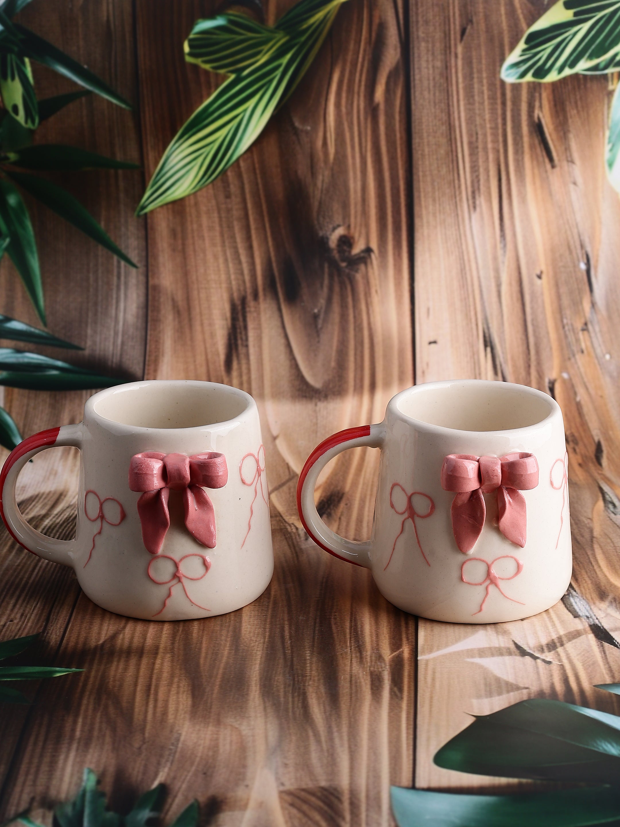 Rosy Bow Mugs