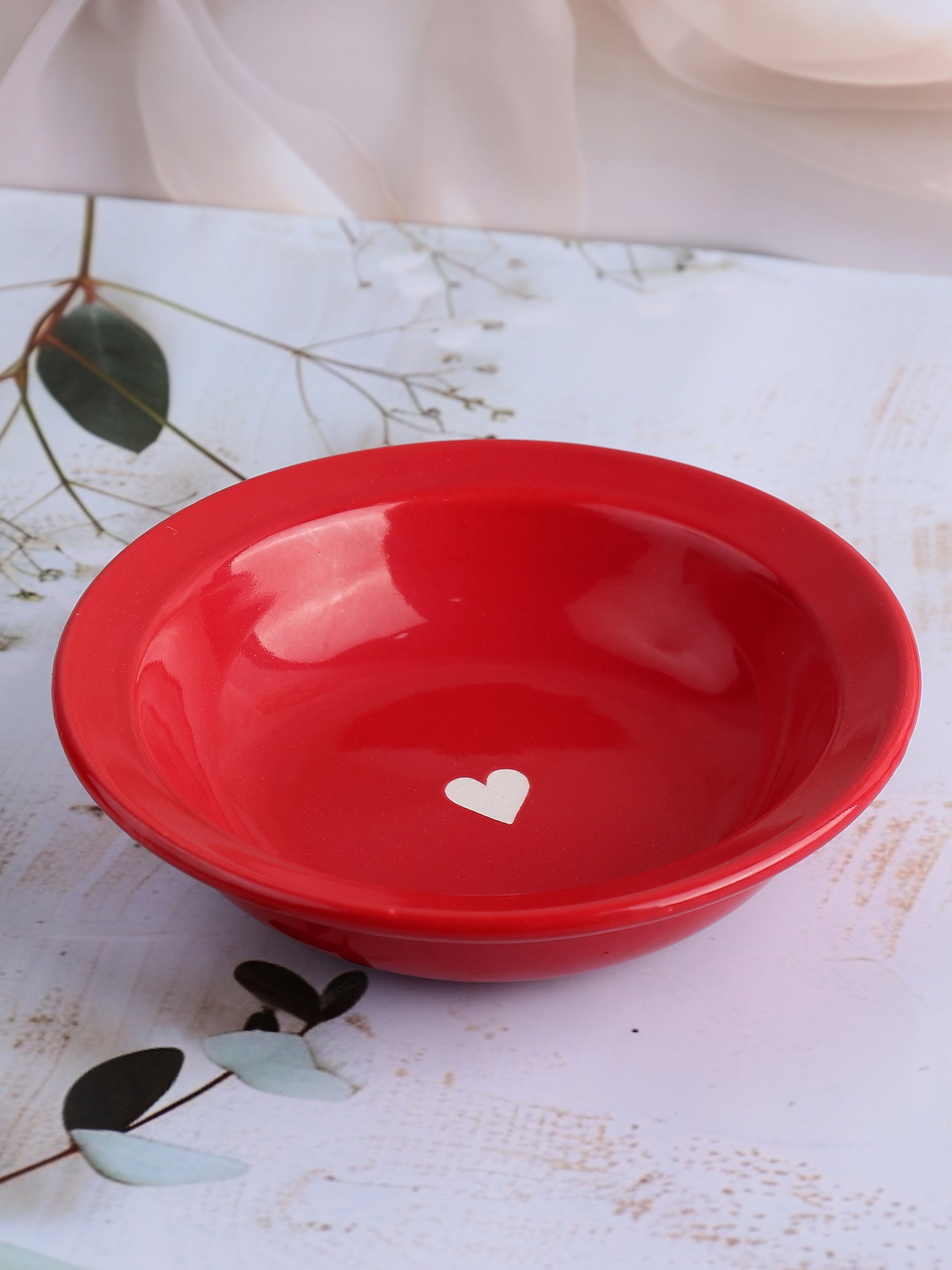 Valentine Heart Pasta Plate