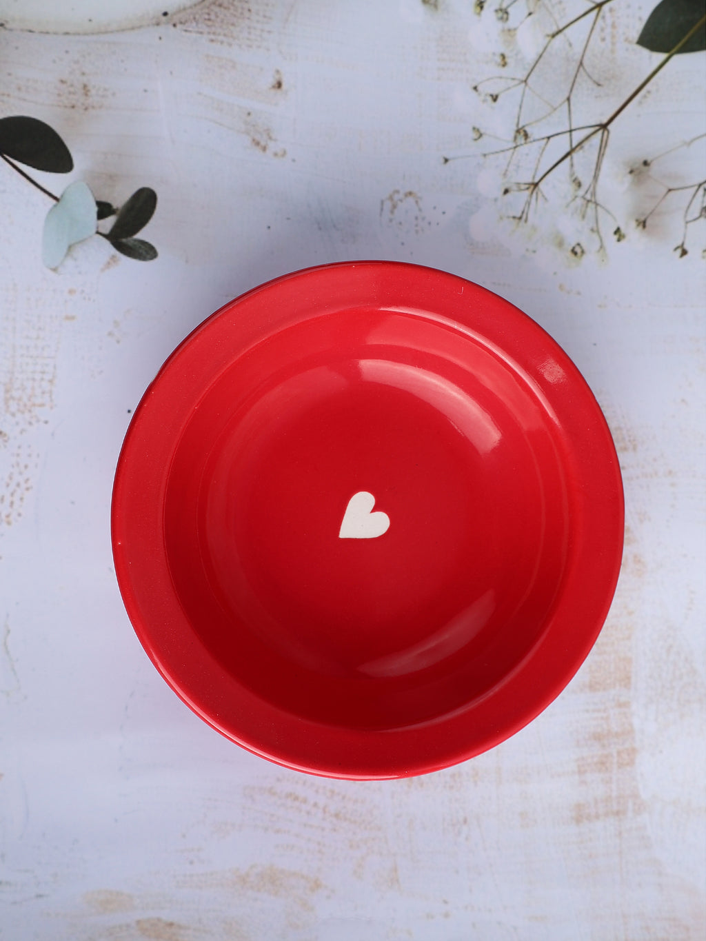 Valentine Heart Pasta Plate
