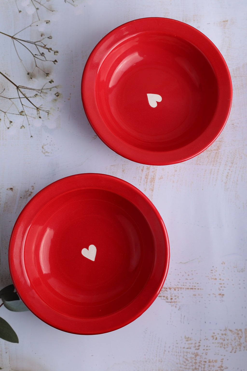 Valentine Heart Pasta Plate