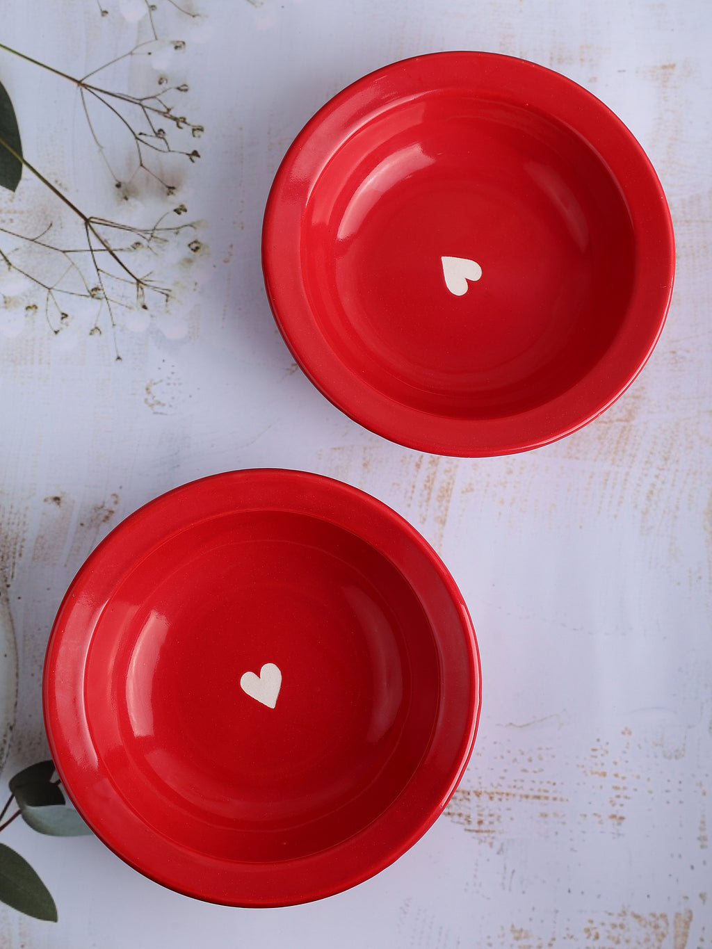 Valentine Heart Pasta Plate