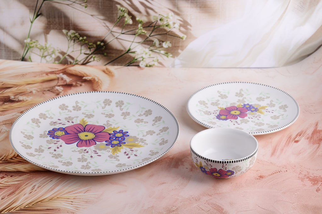 Floral Harmony Dinner Set