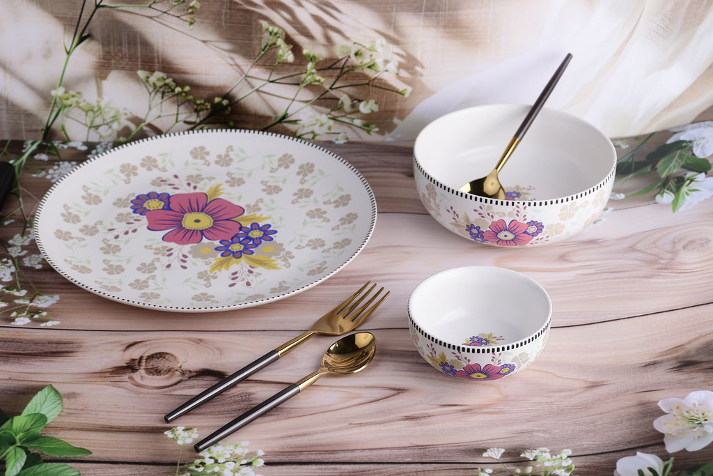 Floral Harmony Dinner Set