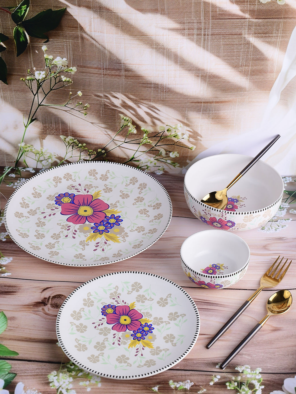 Floral Harmony Dinner Set