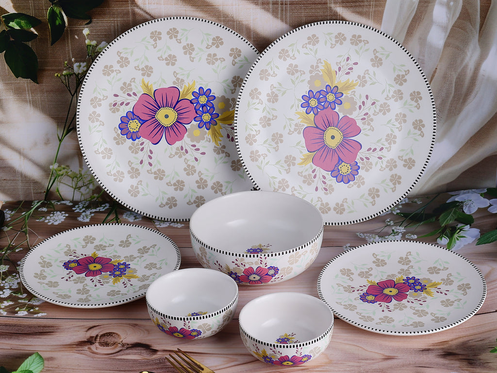 Floral Harmony Dinner Set