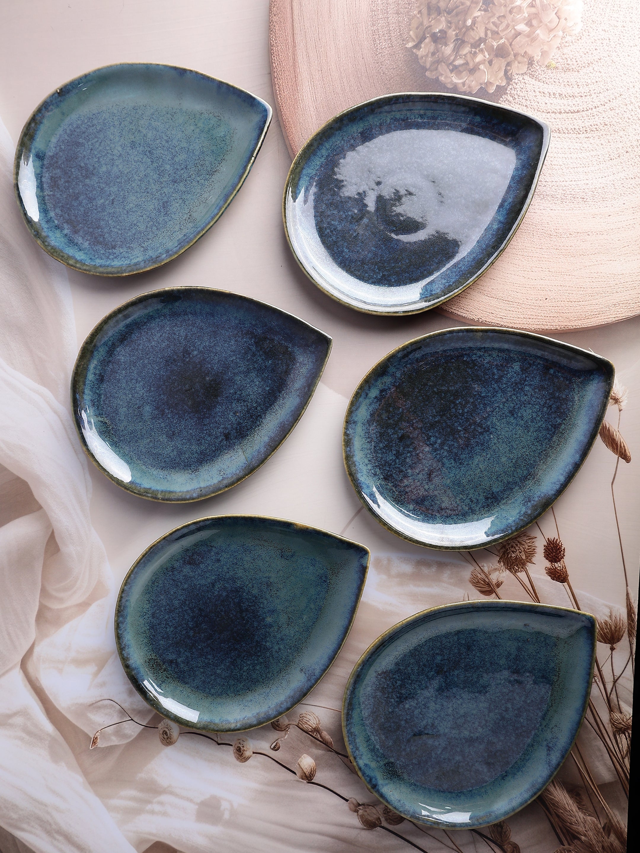 Midnight Bay Snack Plates