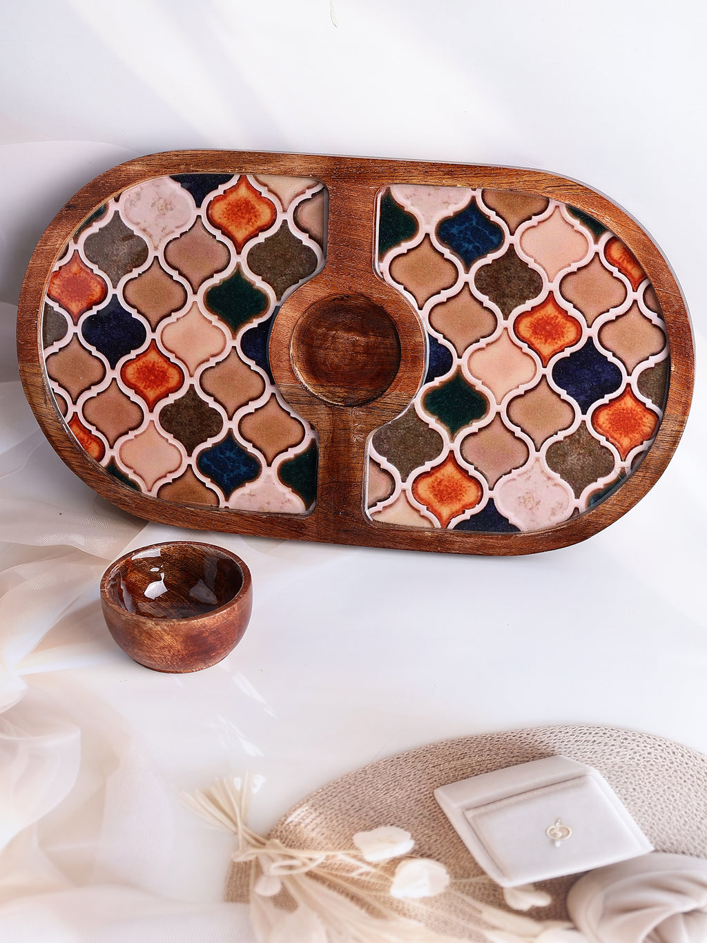 Tessera Wooden Platter