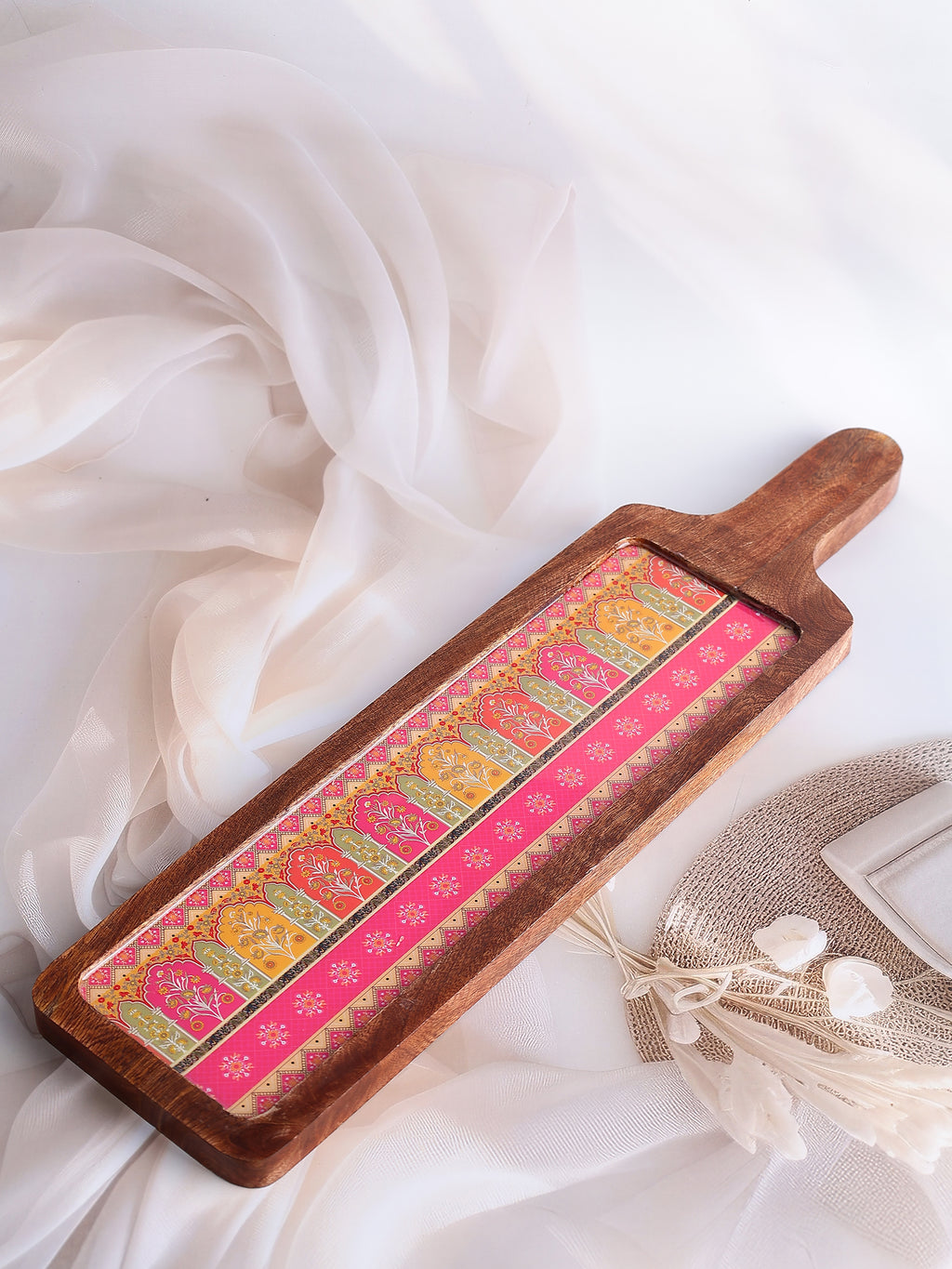 Boho Bazar Wooden Platter