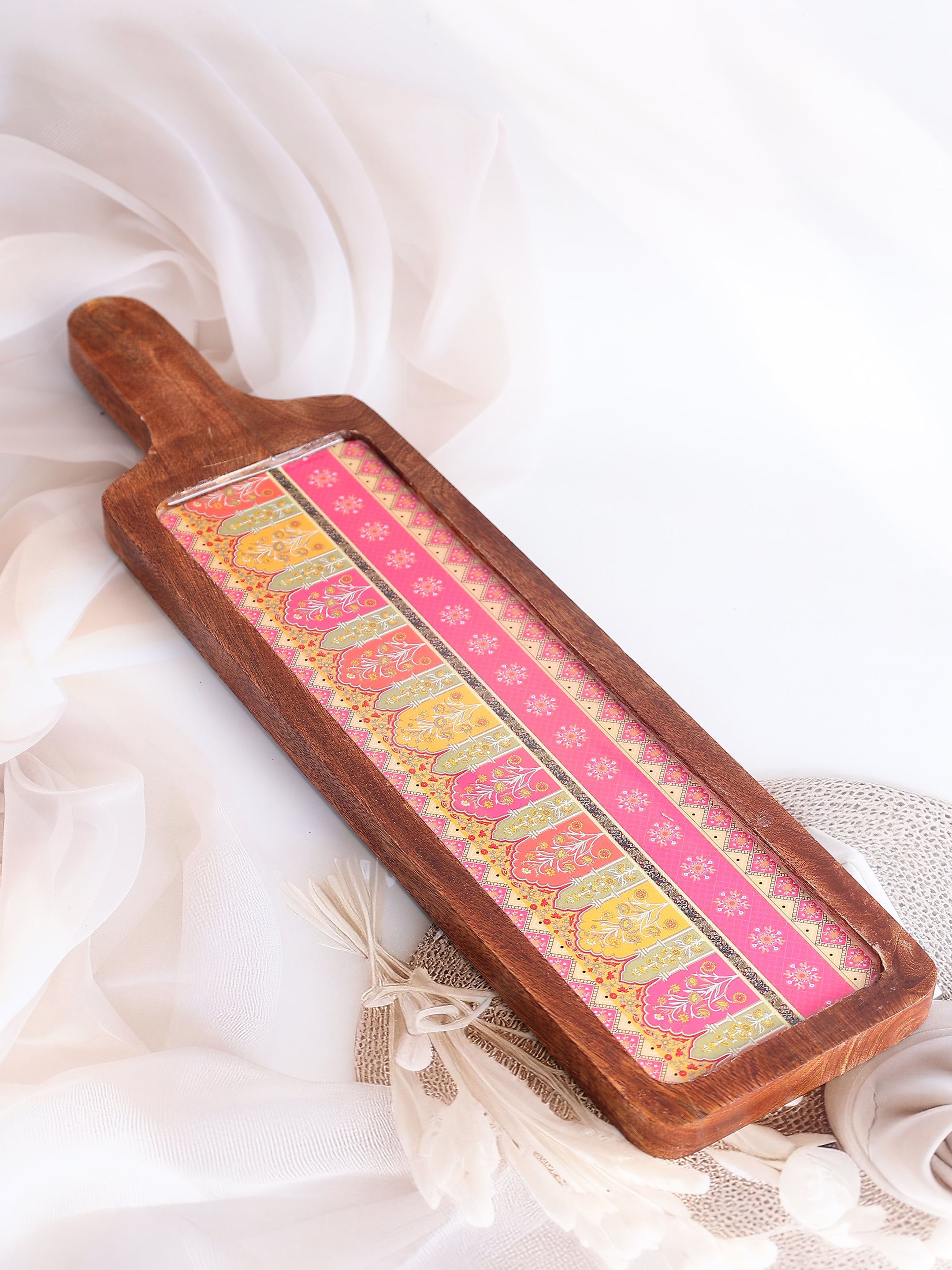 Boho Bazar Wooden Platter