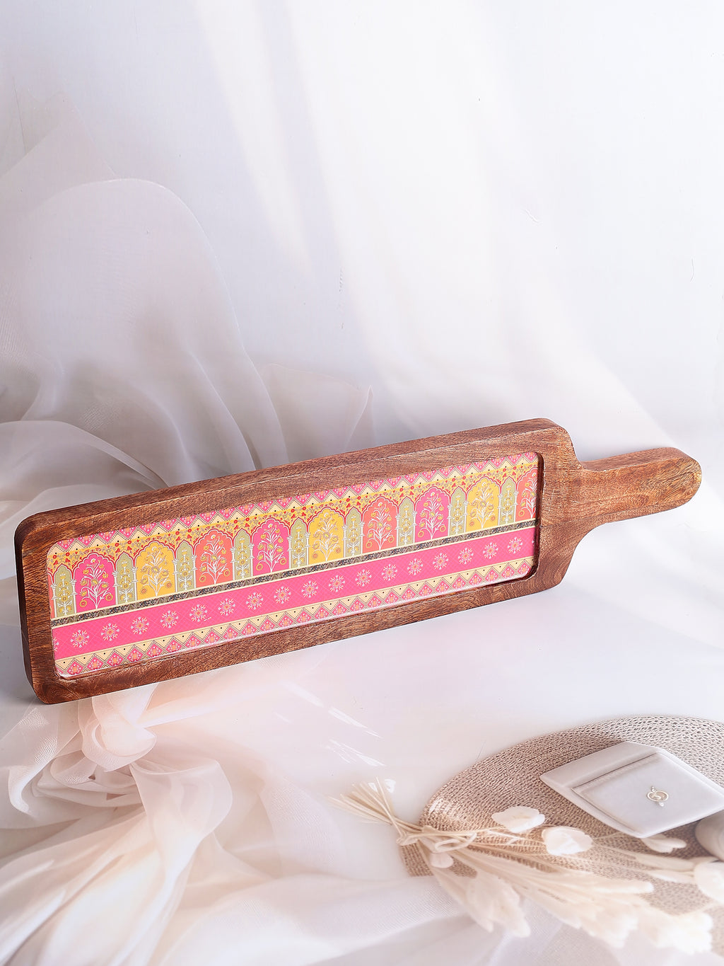 Boho Bazar Wooden Platter