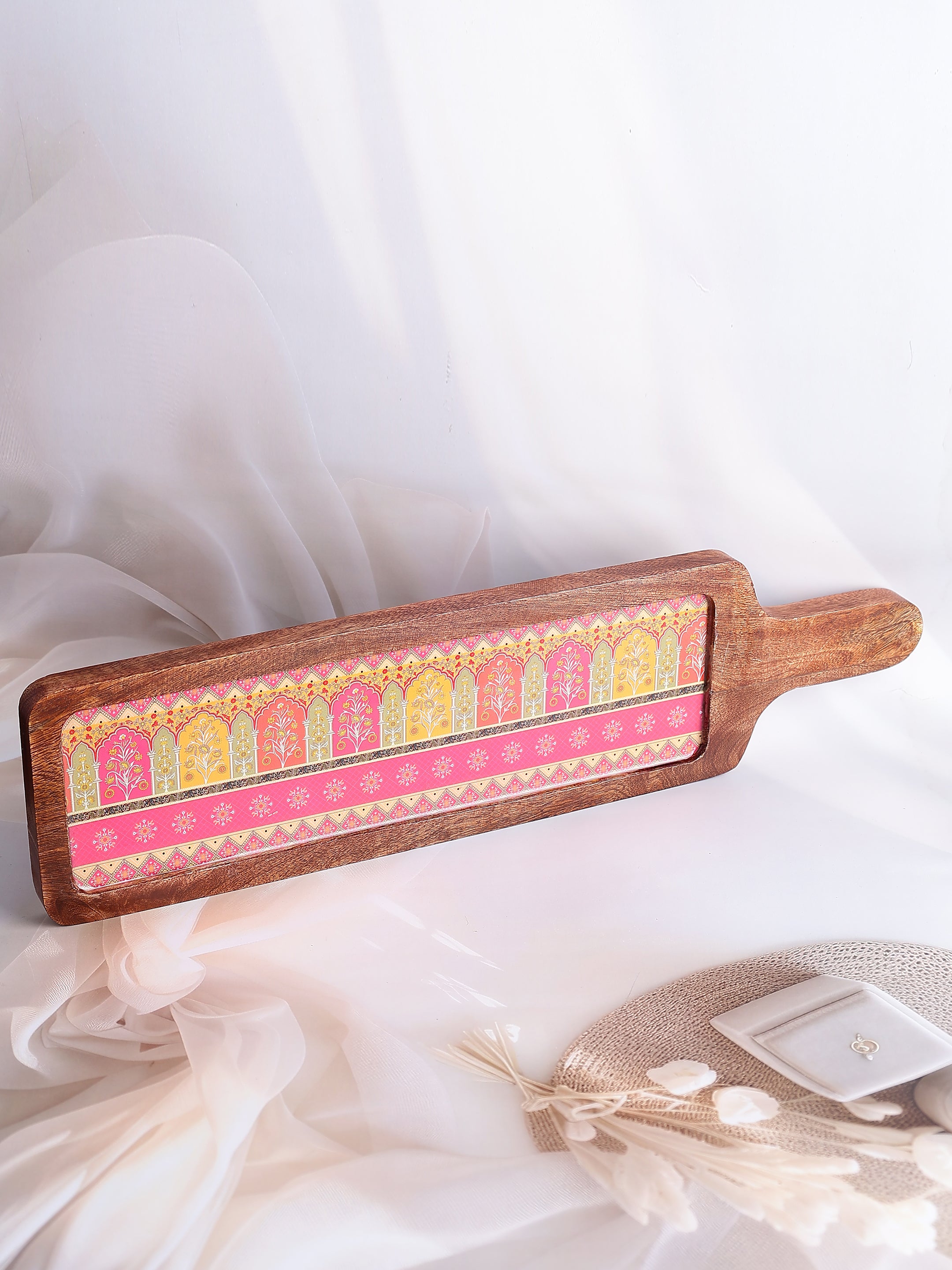 Boho Bazar Wooden Platter