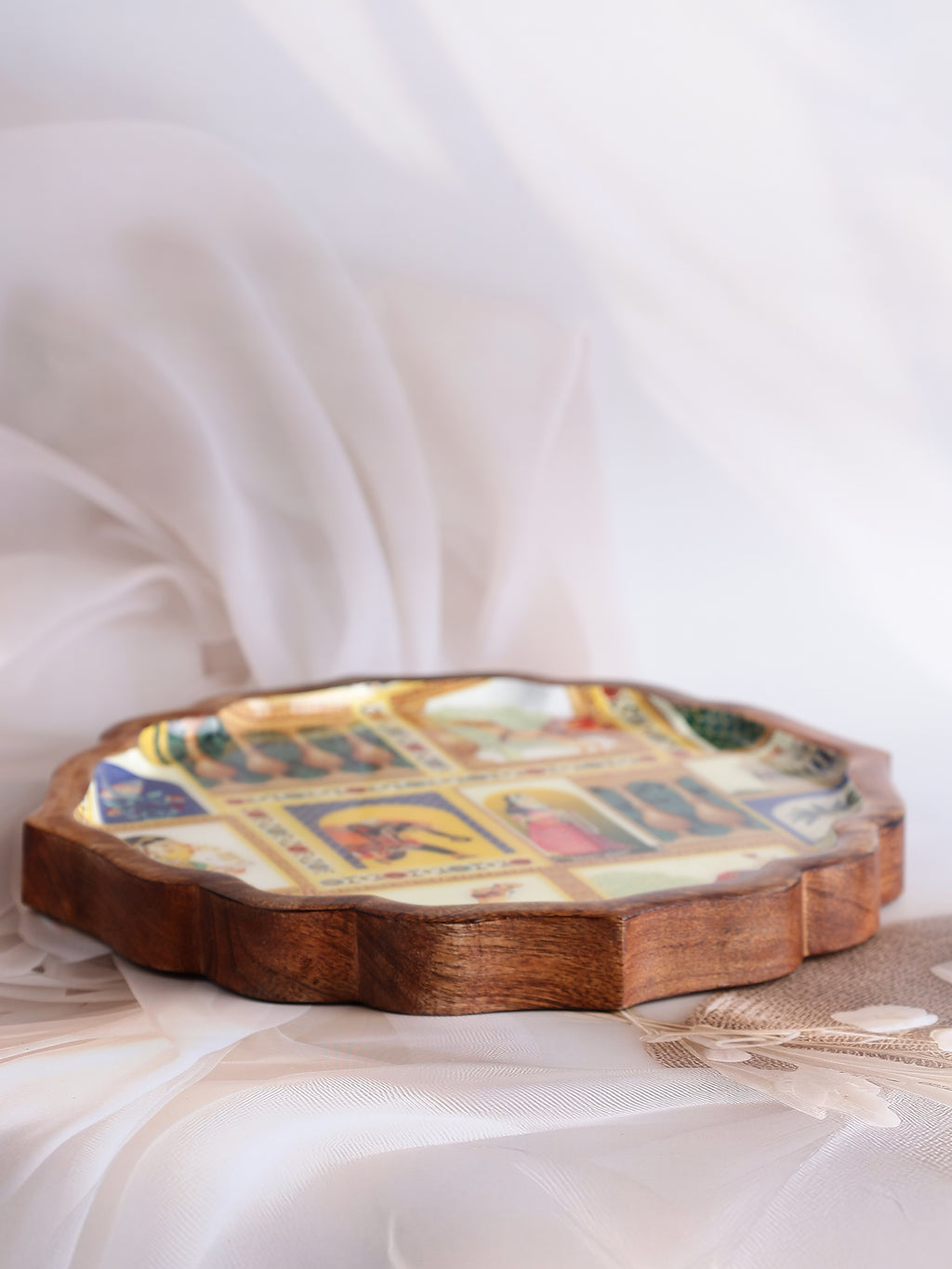 Durbar Dreams Wooden Platter