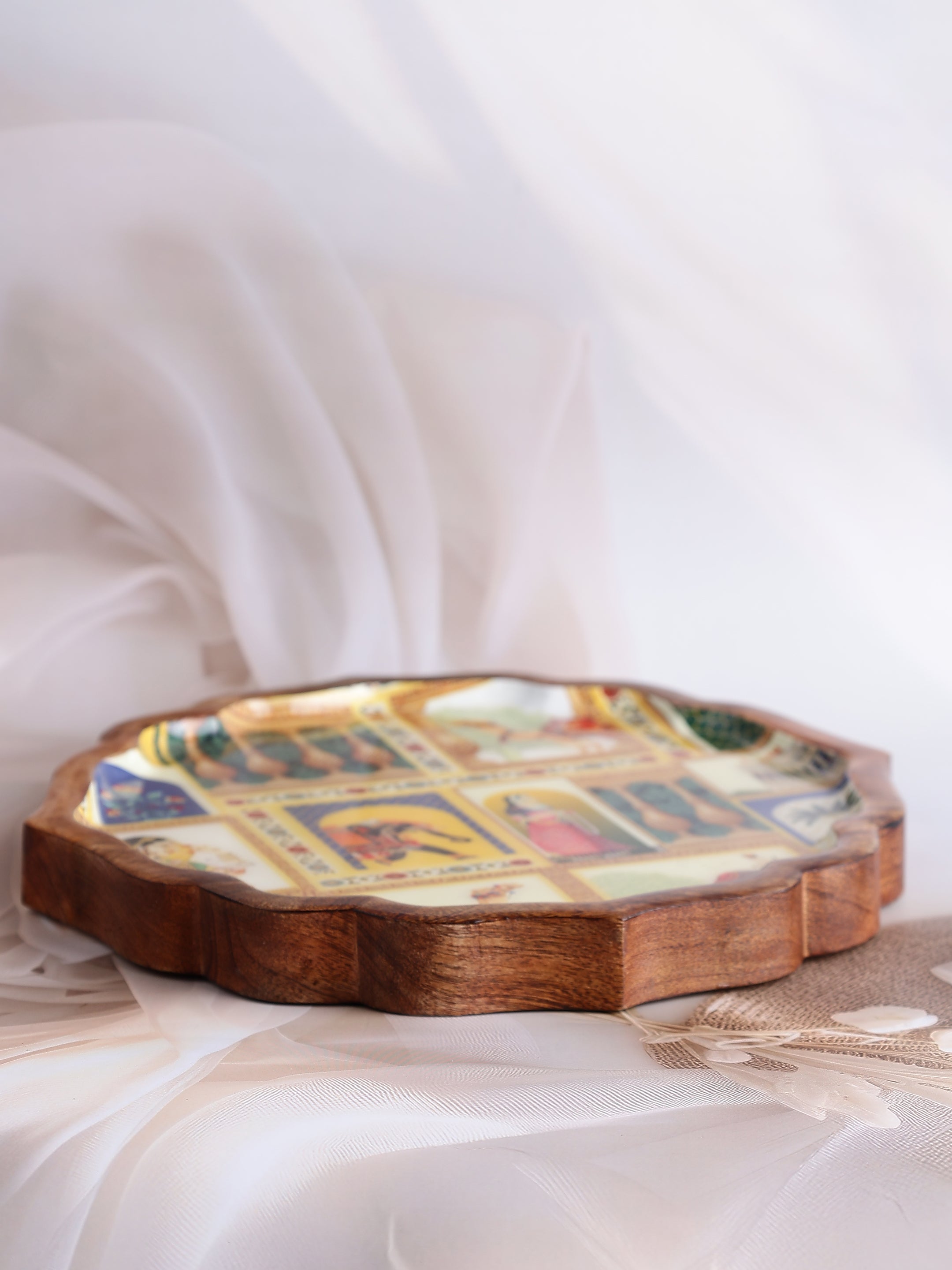 Durbar Dreams Wooden Platter