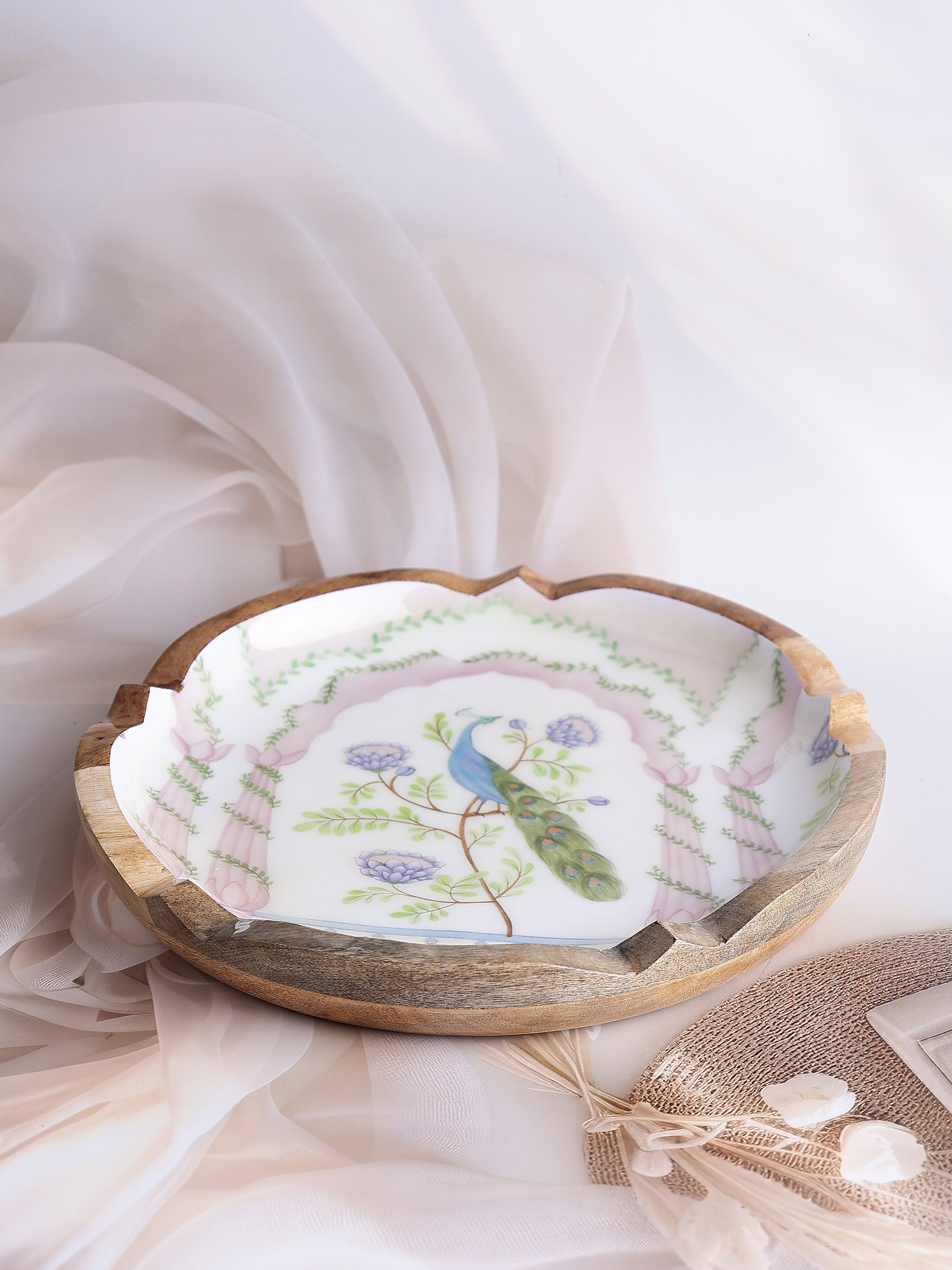 Secret Garden Wooden Platter