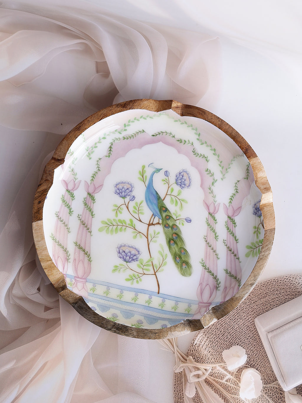 Secret Garden Wooden Platter