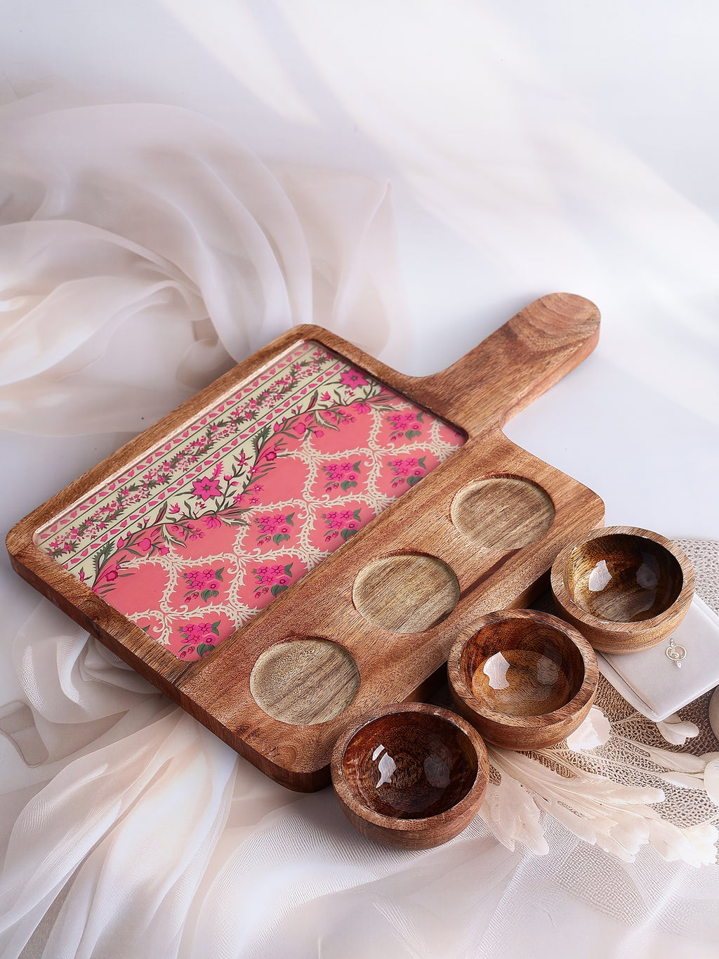 Blush Bazaar Wooden Platter