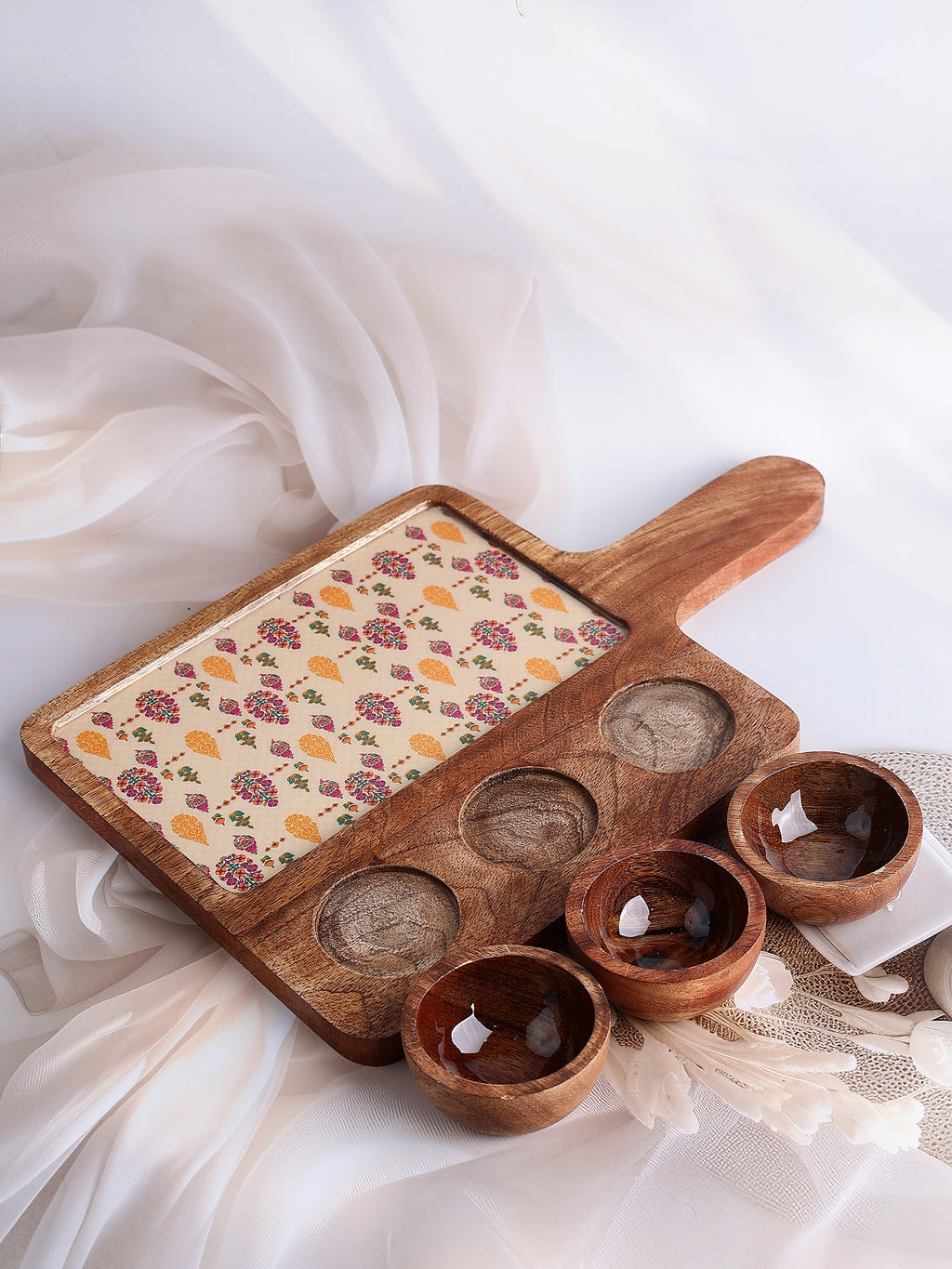Paisley Picnic Wooden Platter
