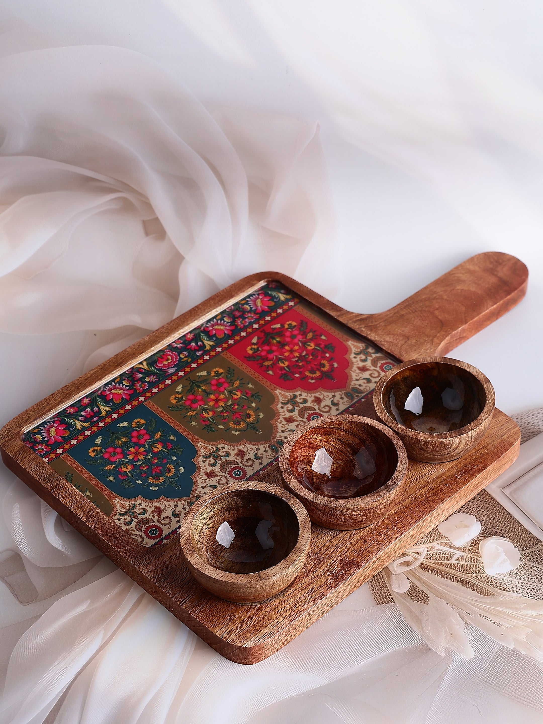Rangrez Wooden Platter