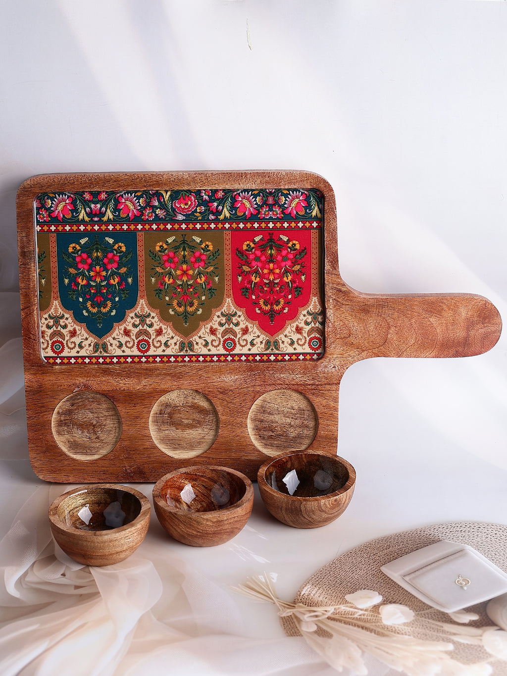 Rangrez Wooden Platter