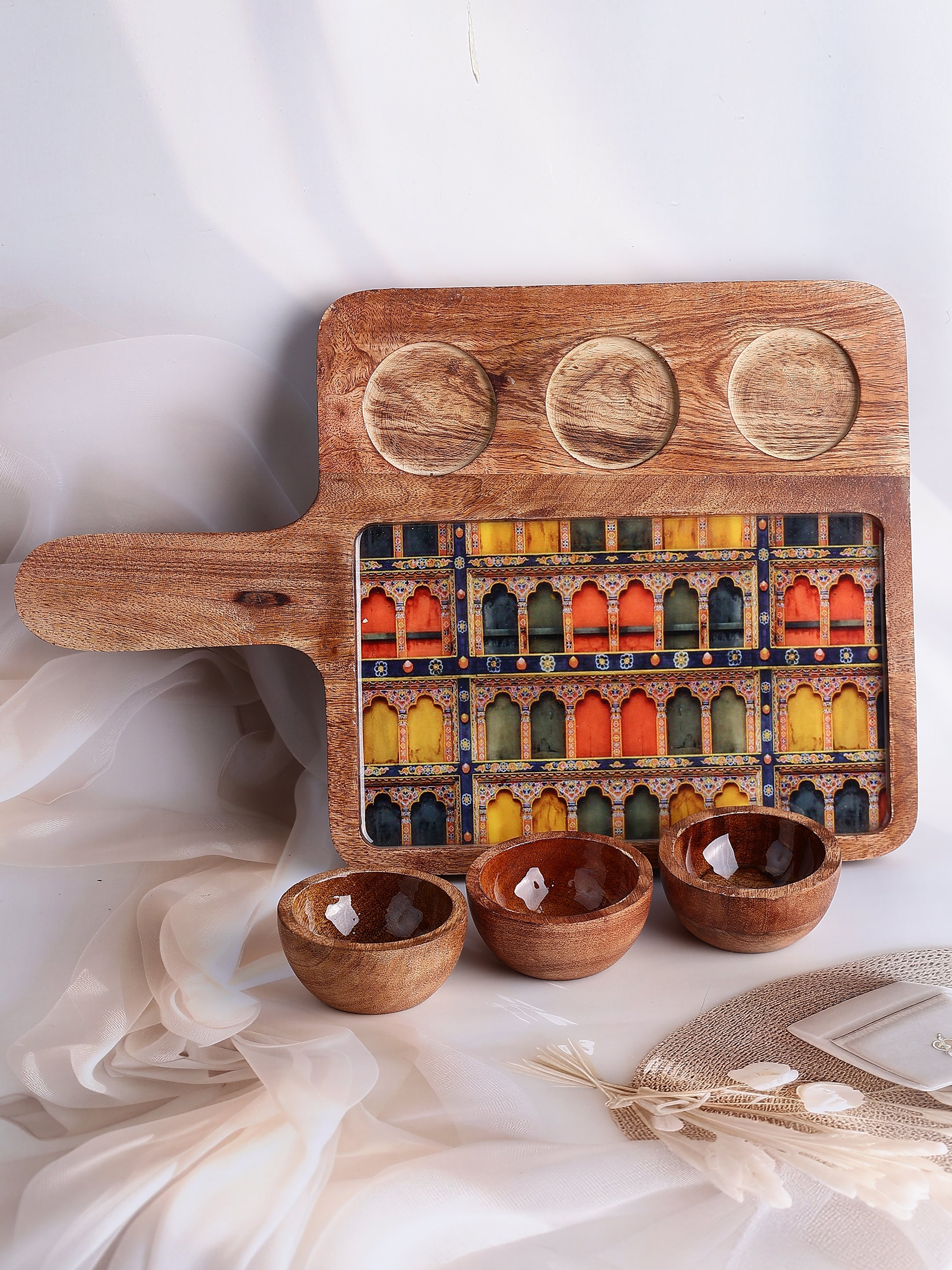 Jashn Wooden Platter