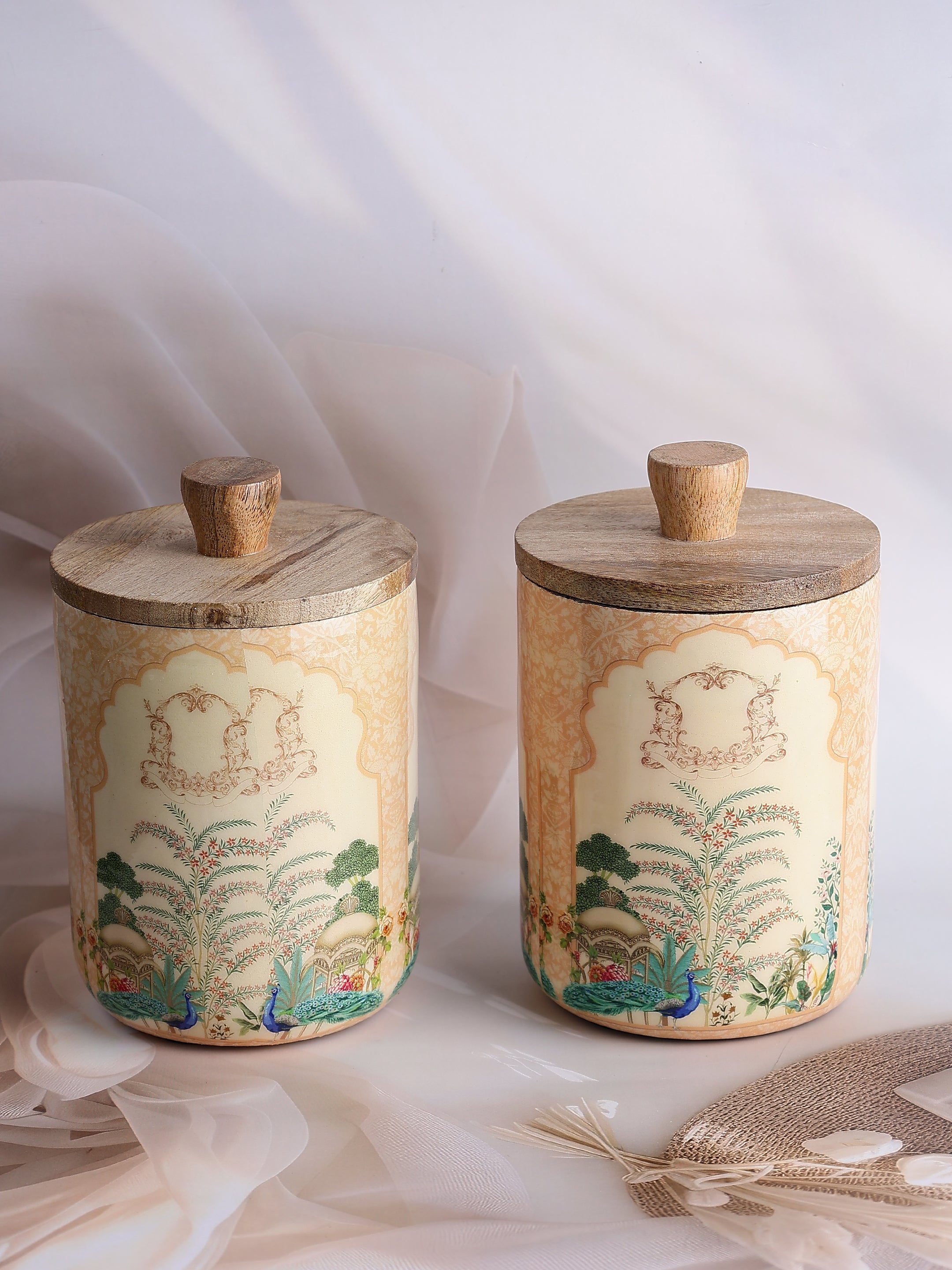 Golden Durbar Jars