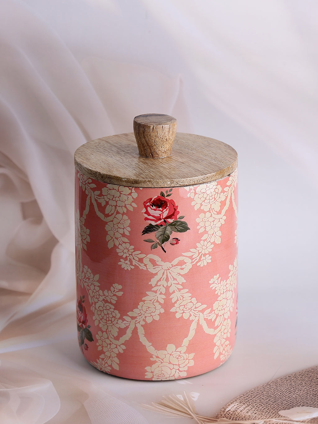 French Garden Wooden Jars