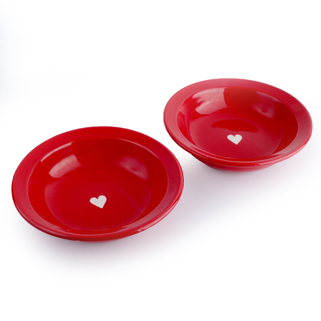 Valentine Heart Pasta Plate