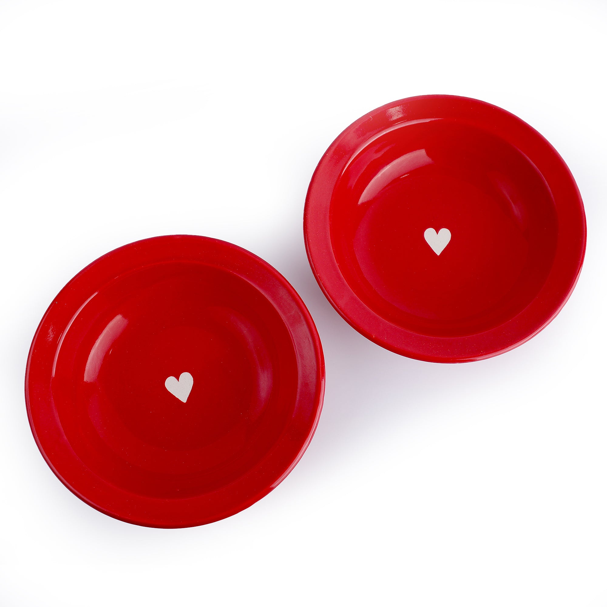 Valentine Heart Pasta Plate