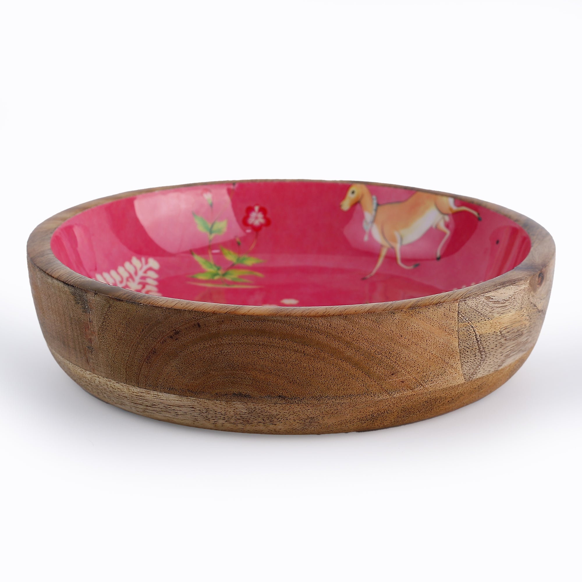 Jaipur Trails Wooden Bowl