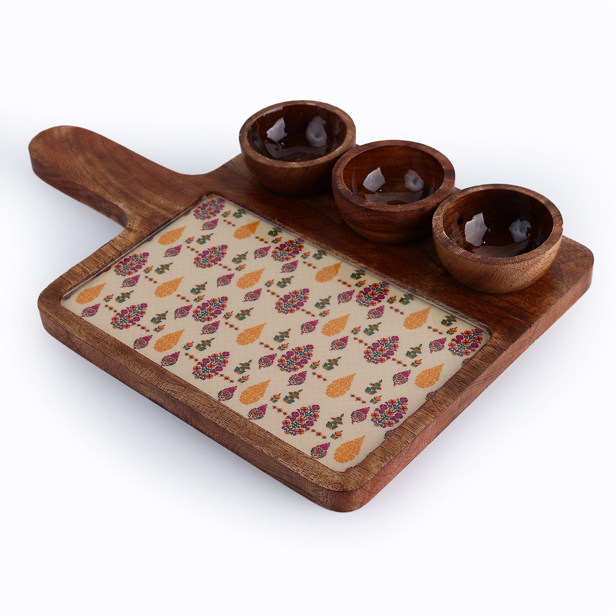 Paisley Picnic Wooden Platter