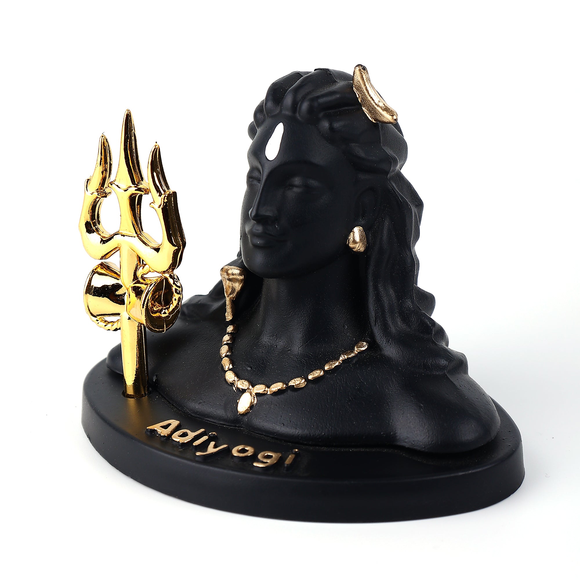 Adiyogi with Golden Trishul