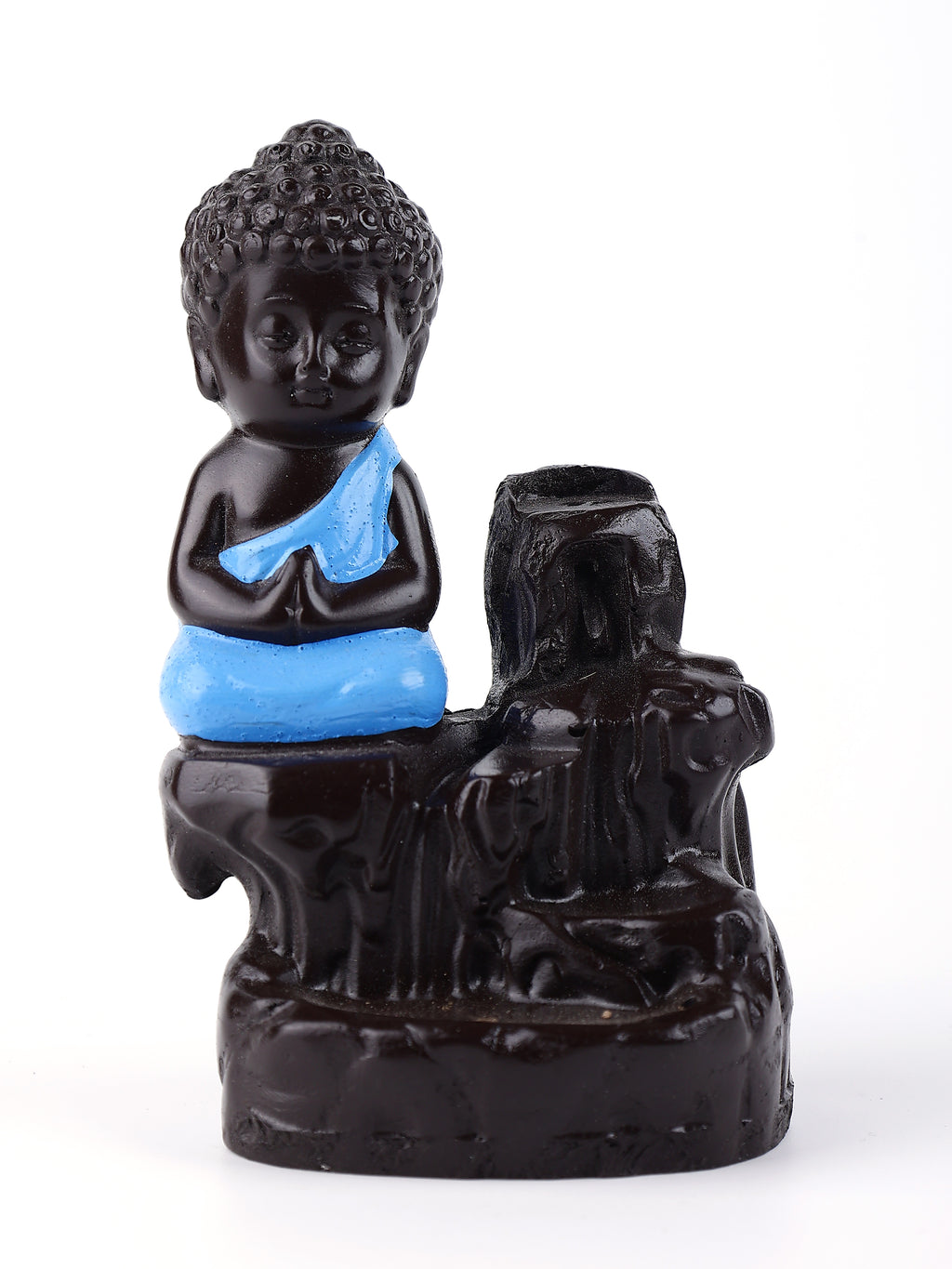 Meditating Monk Buddha Smoke Fountain