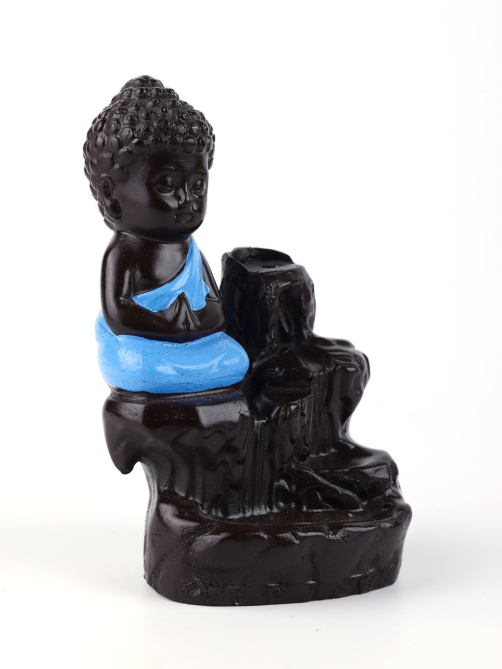 Meditating Monk Buddha Smoke Fountain