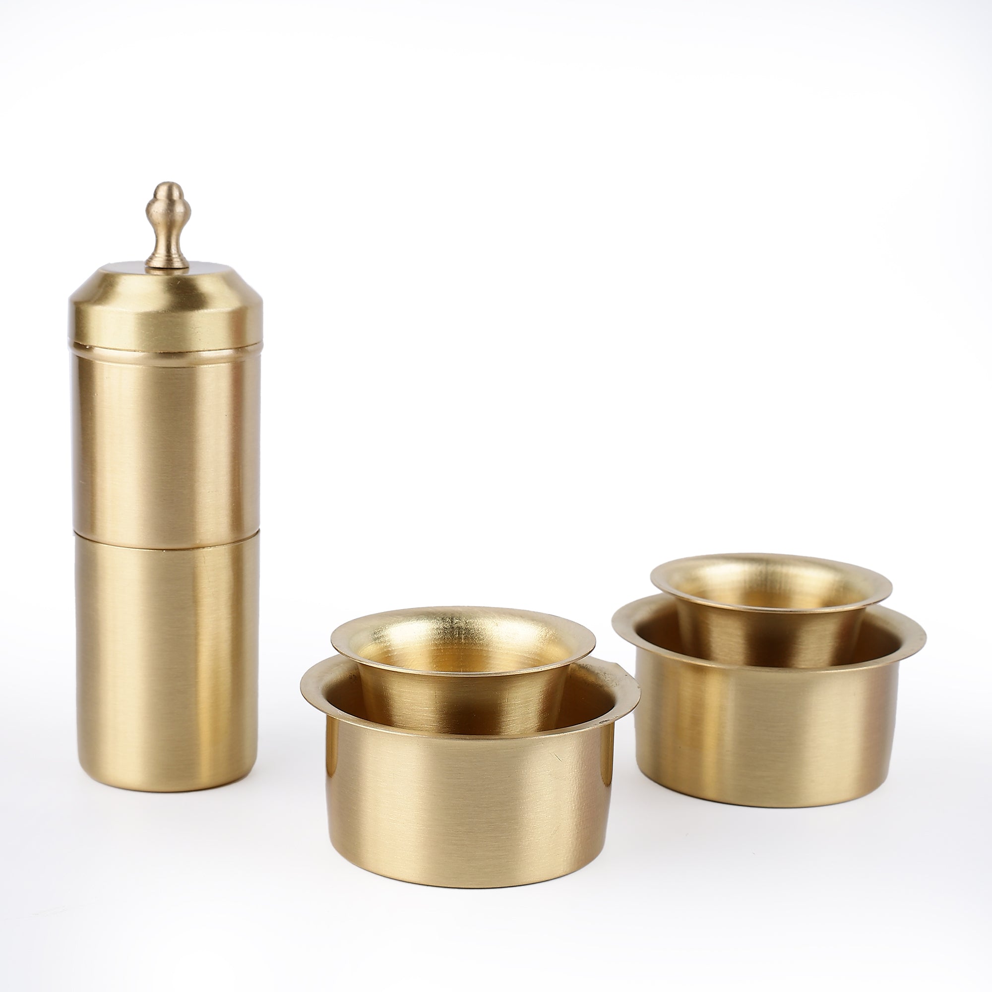 Brass Filter Coffee Set