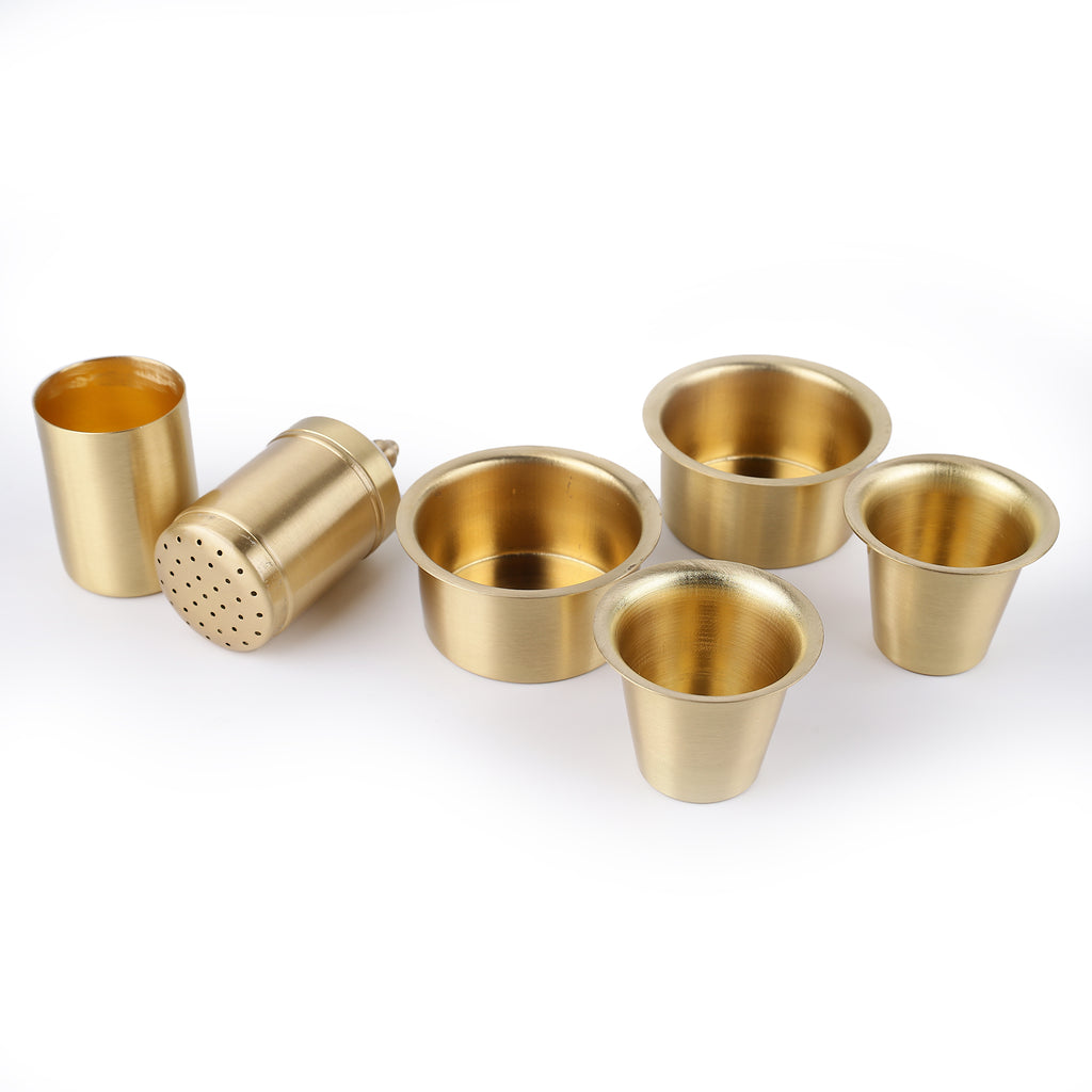 Brass Filter Coffee Set