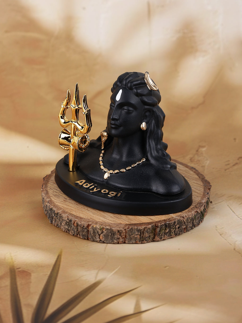 Adiyogi with Golden Trishul
