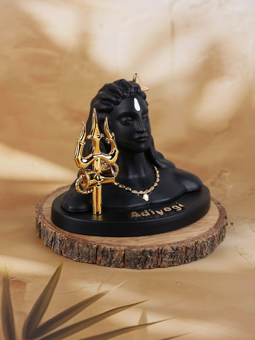 Adiyogi with Golden Trishul