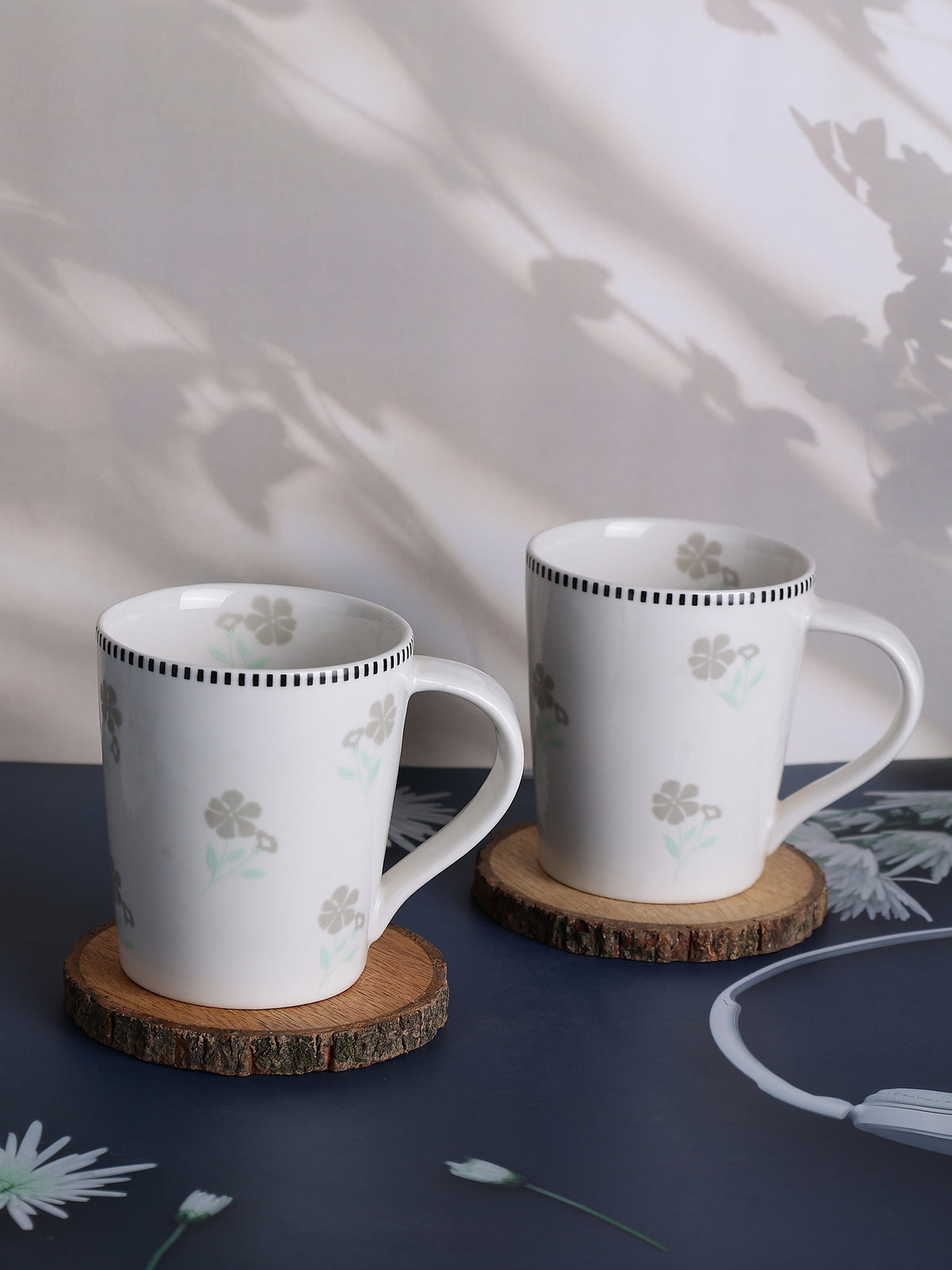 Ivory Whisper Mugs
