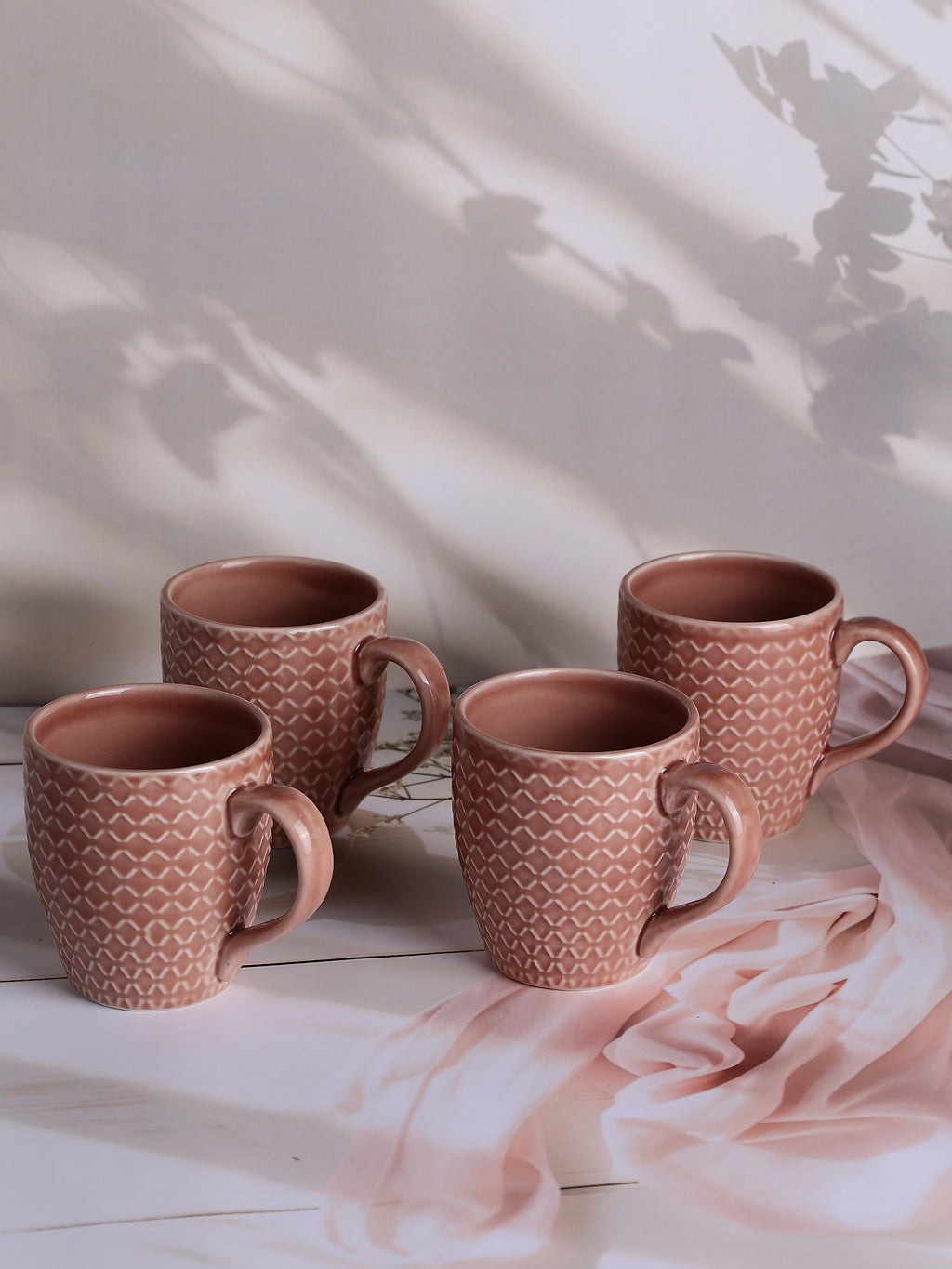 Clay Lattice Tea Cups