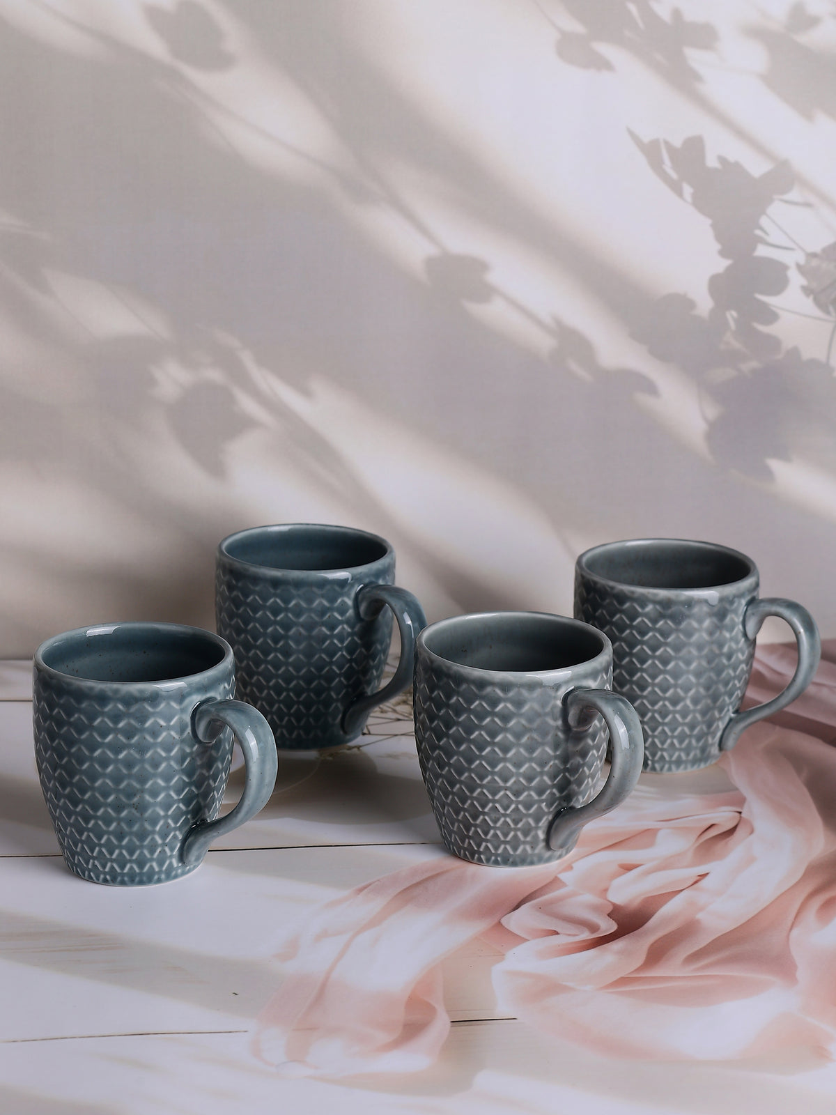 Clay Lattice Tea Cups