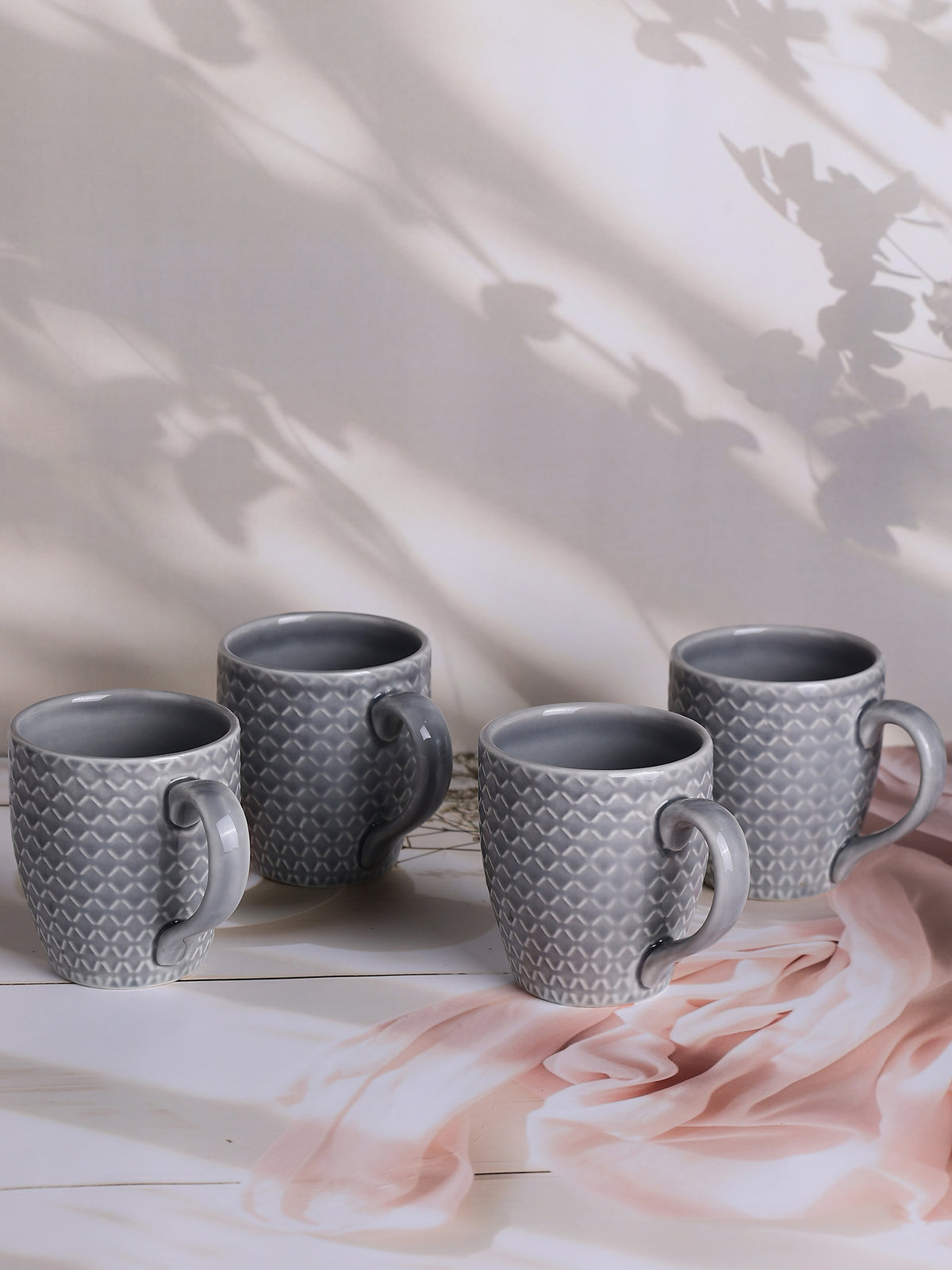 Clay Lattice Tea Cups